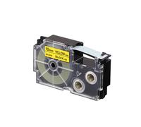 Casio XR-12YW1 - Cintas para etiquetadoras, color negro/amarillo