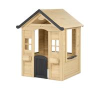 Casita de jardín casa de Juegos Infantil para Exterior de Madera marrón Claro Sutera