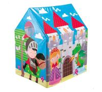 Intex Casita infantil de juegos, 95x75x107 cm, Diseño animales colorido, Varillas de plástico, Vinilo de una sola pieza con puerta y ventana, Uso interior, Juego simbólico, Niños 3 a 6 años (45642)