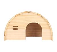 Casita de Madera para cobayas, casita de Madera para Hamsters para Grandes Espacios. Diseño Duradero Curvo sin Fondo. Prácticamente Seguro para los hámsters.