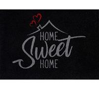 Casita Living Diseño Sweet Home 50 x 70 cm, Interior y Exterior, Lavable, Color Negro