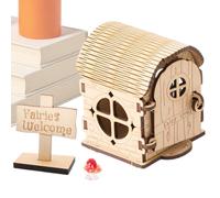 Casitas de madera para manualidades - Juego artesanal decoración para librería, kit artesanal para la casa de las , bricolaje en miniatura, casa, vacaciones, evento, , expositor de mesa