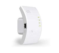 Casiz amplificador wifi, amplificador de señal inalámbrico y repetidor (hasta 300 Mbps de velocidad) 2 antenas externas para una mejor recepción y navegación por Internet más rápida, color blanco