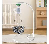 Caskunbsy Control eléctrico del columpio del bebé, control de la cuna eléctrica colgante con temporizador ajustable hasta 19 kg para cuna y hamaca de bebé