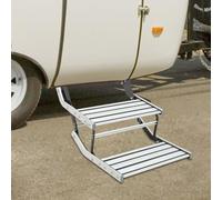 Caskunbsy Nivel de caravana,Pasos dobles para caravanas,No para autocaravanas,Sin entrada manual,Sin entrada en el camping para caravanas