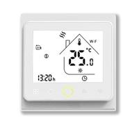 Caslant 002 Serie Wi-Fi Termostato - Termostato con Pantalla Táctil Programable para Calefacción o Aire Acondicionado - Control Remoto Desde Teléfono Móvil Compatible con Alexa, Google Home e IFTTT