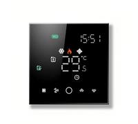 Caslant 003 Serie Wi-Fi Termostato - Termostato con Pantalla Táctil para Calefacción de Agua, Electricidad y Calderas - Control Remoto Desde Teléfono Móvil Compatible con Alexa, Google Home e IFTTT