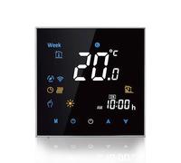 Caslant 3000 Serie Wi-Fi Termostato - Termostato con Pantalla Táctil Programable para Calefacción o Aire Acondicionado - Control Remoto Desde Teléfono Móvil Compatible con Alexa, Google Home e IFTTT