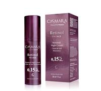 CASMARA - Crema Nocturna con Retinol Puro 0.30% con Acido Hialuronico, Vitamina C, Escualano, Crema Hidratante Facial Rejuvenecedor Facial Skin Care, Mejora la Elasticidad y Firmeza, Todo Tipo de Piel