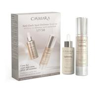 CASMARA - Pack Antimanchas Facial con Vitamina C y SPF 50 para Eliminar Manchas y Aportar Luminosidad (Glow Serum + Crema Aclarante)