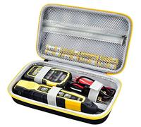 casmilee Funda compatible con Klein Tools VDV500-820 Cable Tracer/Probe Tone Pro Kit, bolsillo de malla para baterías AA, adaptador y otros accesorios (negro)
