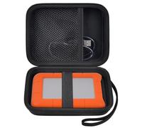 Casmilee Funda para disco duro externo portátil LaCie Rugged/Rugged Mini 1TB/2TB/4TB/5TB, solo funda, color negro