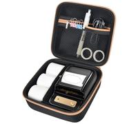 casmilee Funda para impresora de etiquetas NIIMBOT B21, bolsa de transporte para etiquetadora autoadhesiva, dispositivo de etiquetado Bluetooth, impresora (negro)