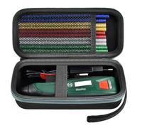 casmilee Funda para pistola de pegamento térmico Bosch GluePen y cargador micro USB y barra de pegamento Ultrapower (solo caso), Negro , small, deducción