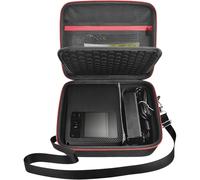 Casmilee - Funda rígida para impresora fotográfica móvil Canon SELPHY CP1500/CP1300/CP1200 Mini impresora fotográfica móvil y tintas de color con correa ajustable - Solo bolsa, Negro , large, Moda