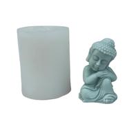CASNO Molde de vela de Buda, moldes de silicona hechos a mano para jabón, aromaterapia, moldes para hornear