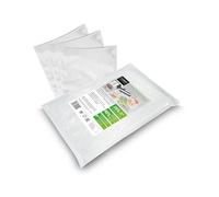 Caso 4 Estrellas Bolsas de Vacío Gofradas |20 x 30cm| Todo Tipo de envasadoras al vacío de Alimentos | Muy Fuertes y Resistentes a los desgarros, Aptas para Sous Vide, Sin BPA | 60 Bolsas