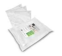 Caso 4 Estrellas Bolsas de Vacío Gofradas |25 x 35cm| Todo Tipo de envasadoras al vacío de Alimentos | Muy Fuertes y Resistentes a los desgarros, Aptas para Sous Vide, Sin BPA | 60 Bolsas