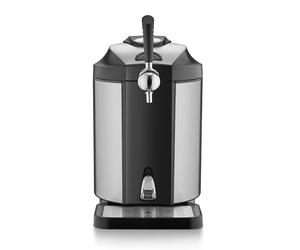 CASO BeerMaster - Dispensador de cerveza - adecuado para todos los barriles de 5 litros convencionales, temperatura 4 - 12 °C, refrigeración de calidad hasta 10 días, presión regulable sin niveles