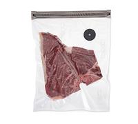 CASO Bolsas de vacío con cierre zip para CASO envasadoras al vacío de alimentos, 26 x 35cm | muy fuertes y resistentes a los desgarros con 150 mμ, Aplicación gratuita Food Manager | 20 Bolsas