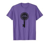 Caso Cerrado Clave Detective Mystery Graphic, Camiseta, Hombre, Morado Jaspeado, 3XL