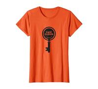 Caso Cerrado Clave Detective Mystery Graphic, Camiseta, Mujer, Naranja, XL