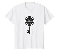 Caso Cerrado Clave Detective Mystery Graphic, Camiseta, Niños, Blanco, 2 años