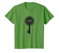 Caso Cerrado Clave Detective Mystery Graphic, Camiseta, Niños, Hierba, 2 años