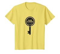 Caso Cerrado Clave Detective Mystery Graphic, Camiseta, Niños, Limón, 2 años