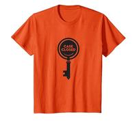 Caso Cerrado Clave Detective Mystery Graphic, Camiseta, Niños, Naranja, 2 años