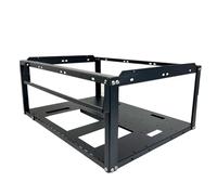 Caso compacto de PC - Caso De PC Negro De Potencia, Chasis De Torre De Juego Compacto | Caja De Computadora De Flujo De Aire Eficiente, Soporte De Placa Base ATX, Panel De Malla, Ideal para Versión