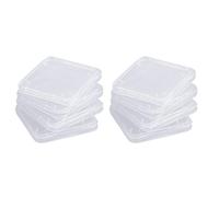 Caso de Almacenamiento de Tarjetas, Caja del Soporte de Tarjeta de Memoria SDHC Transparente de 10 Piezas, Soporte portátil para cámara o Adaptador