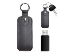 Caso de Almacenamiento USB: Cuero Artificial, Organizador de Soporte de accionamiento USB, Bolsa de de Memoria | Organizador de Accesorios electrónicos para Bolsa de Trabajo en casa de Mochila, e