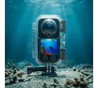 Caso de buceo impermeable para Insta360 X6, 60M vivienda subacuática | Material ABS, clasificación de profundidad de 60 m, tamaño compacto de 16 x 7 x 5 cm, diseño transparente
