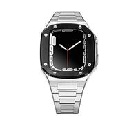 Caso de Correa de Acero Inoxidable para modificación de la Banda 45 mm 44 mm 41 mm MetaKit Set para la Serie 8 7 6 SE 5 4 3 2 1