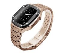 Caso de Correa de Acero Inoxidable para modificación de la Banda 45 mm 44 mm 41 mm MetaKit Set para la Serie 7 6 SE 5 4 3 2 1