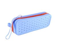 Caso de Gafas de natación, Gafas de protección, Estuche para Gafas de natación con Orificios de Drenaje, Tapones para los oídos, Bolsa de Gran Capacidad con Cremallera para Buceo, Snorkel