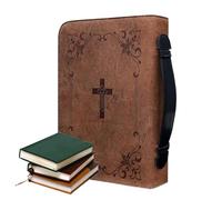 Caso De La, Casos De La Para Mujer, Estuche Clásico Para Libros Bíblicos De PU, Fundas Bíblicas Con Asa Con Cremallera Para Hombres Y Mujeres, Estuche Protector Para Libros De La Iglesia