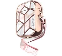 Caso de la serie I-Blas Cosmo diseado para AirPods de segunda generacin/1ra generacin 360 Protective Marble AirPods Case Case compatible con Apple