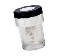 Caso de limpieza de lentes de contacto: lavadora giratoria manual para el cuidado diario | Container de limpiador compacto Hogar, viajes, dormitorio, higiene de gafas y organización ocular