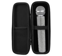 Caso de micrófono para 1 caja de micrófono inalámbrico EVA protectora con cremallera y bolsillo de malla portátil para cantar, karaoke, |.Bolsa