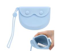 Caso De Protección Corta - Caso De Soporte De Restricción, Contenedor De Prótesis, Depósito Portátil, Contenedor De Almacenamiento Para Prótesis Dentales, Bolsa De Contenedores De Retención