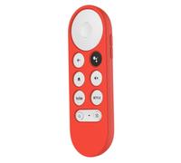 Caso de protección remota, Caja Protectora de Silicona Compatible con Google Chromecast 2020 Voice Remote Controller Rojo