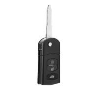 Caso de Shell Clave, 3 Botones Coche Remoto Plegable Flip Estuche de Llavero Funda de Cubierta de Cuchilla Ajuste para 2 3 5 6 RX8 MX5