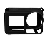 Caso de Silicona para 5 Pro, Negro para 5 Pro con Cap & Lanyard (Black)