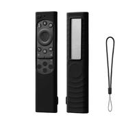 Caso de Silicona para Samsung BN59-01480D/1432A/1455A/1385A Cubierta Protectora de Control Remoto de TV Inteligente, Manga de protección de Silicona a Prueba de Polvo (Negro)
