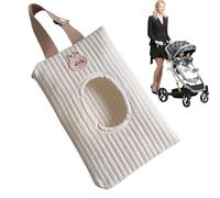 Caso de toallitas de viaje, Case de viajes de toallitas para bebés,Bolsa de viaje de dispensador de tejido de papel recargable portátil - Bolsa de seda de cochecito de casos de soporte, recipiente de