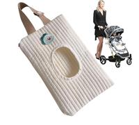 Caso de toallitas de viaje, Case de viajes de toallitas para bebés | Bolsa de viaje para recarga de toallitas de tejido en papel,Case de soporte a prueba de polvo, bolsa de seda para cochecitos para c