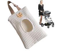 Caso de toallitas de viaje, Case de viajes de toallitas para bebés | Toallitas de viaje portátiles dispensador de tejido de papel de bolsa - Bolsa de seda de cochecito de casos de soporte, recipiente