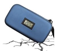 Caso de viaje de enfriador de insulina: de almacenamiento de insulina controlada con temperatura compacta, organizador de pantalla LCD en tiempo real | Medicina de viaje más refrigerador, aislam